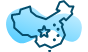 Ícone do mapa da China